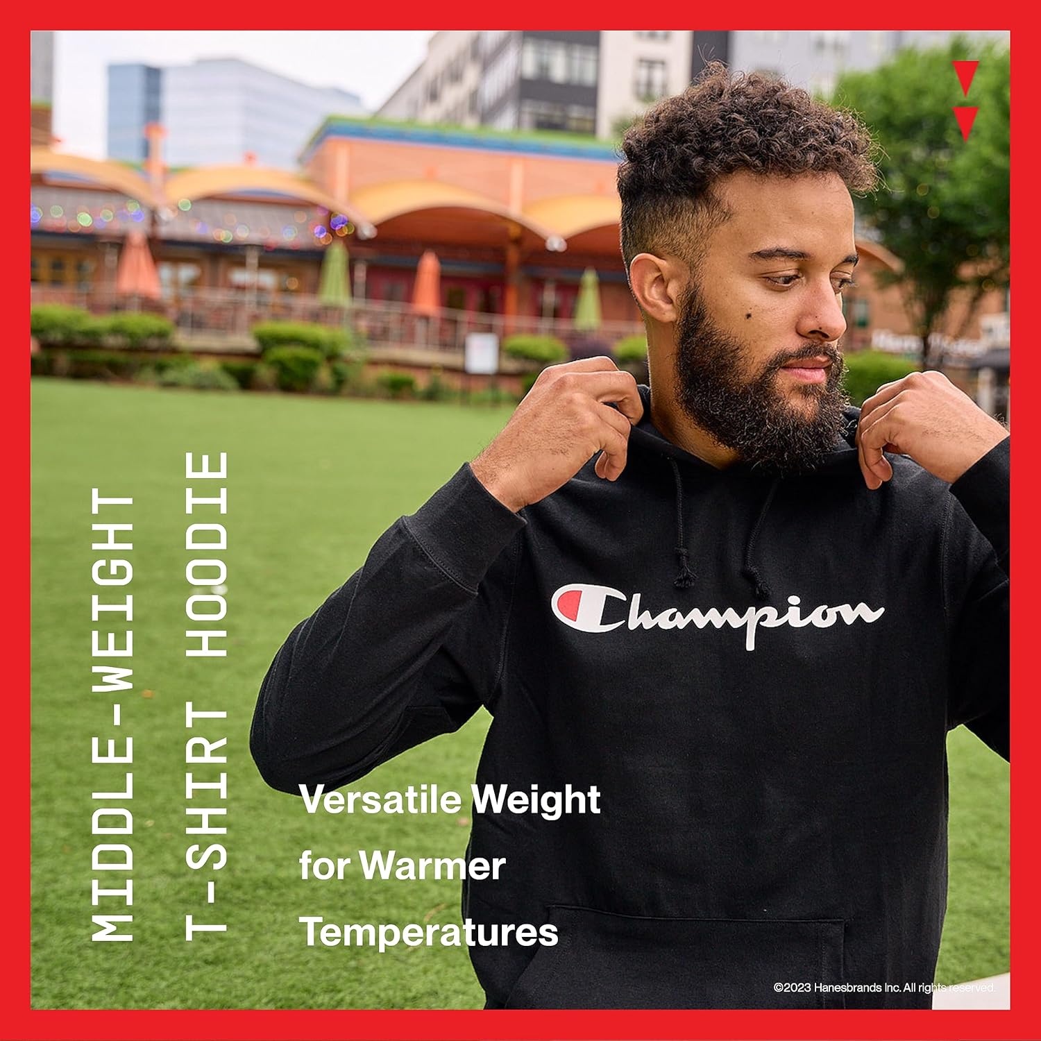 image:imageChampion Mens Long Sleeve Tshirt Hoodie Retired ColorsNavy Classic Script Logo
