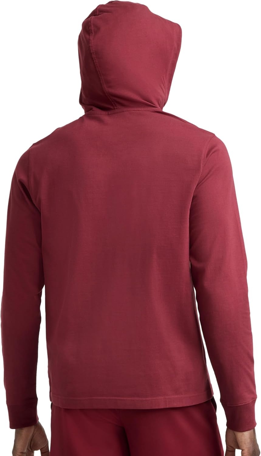 image:imageChampion Mens Long Sleeve Tshirt Hoodie Retired ColorsPomegranate Classic Script Logo