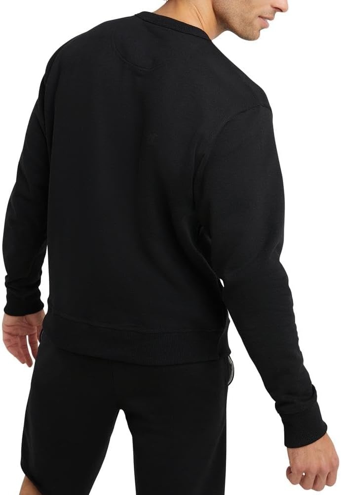 image:imageChampion Mens Mens Crewneck Fleece Sweatshirt Standard Fit Midweight C Logo Available in Regular and Big amp TallBlack C Logo