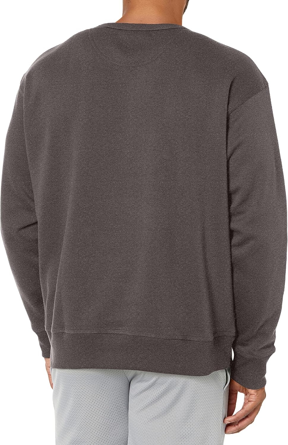 image:imageChampion Mens Mens Crewneck Fleece Sweatshirt Standard Fit Midweight C Logo Available in Regular and Big amp TallGranite Heather