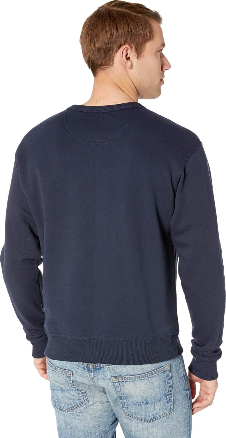 image:imageChampion Mens Mens Crewneck Fleece Sweatshirt Standard Fit Midweight C Logo Available in Regular and Big amp TallNavy