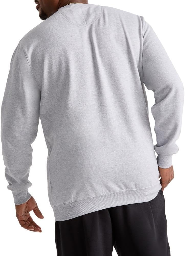 image:imageChampion Mens Mens Crewneck Fleece Sweatshirt Standard Fit Midweight C Logo Available in Regular and Big amp TallOxford Gray C Logo
