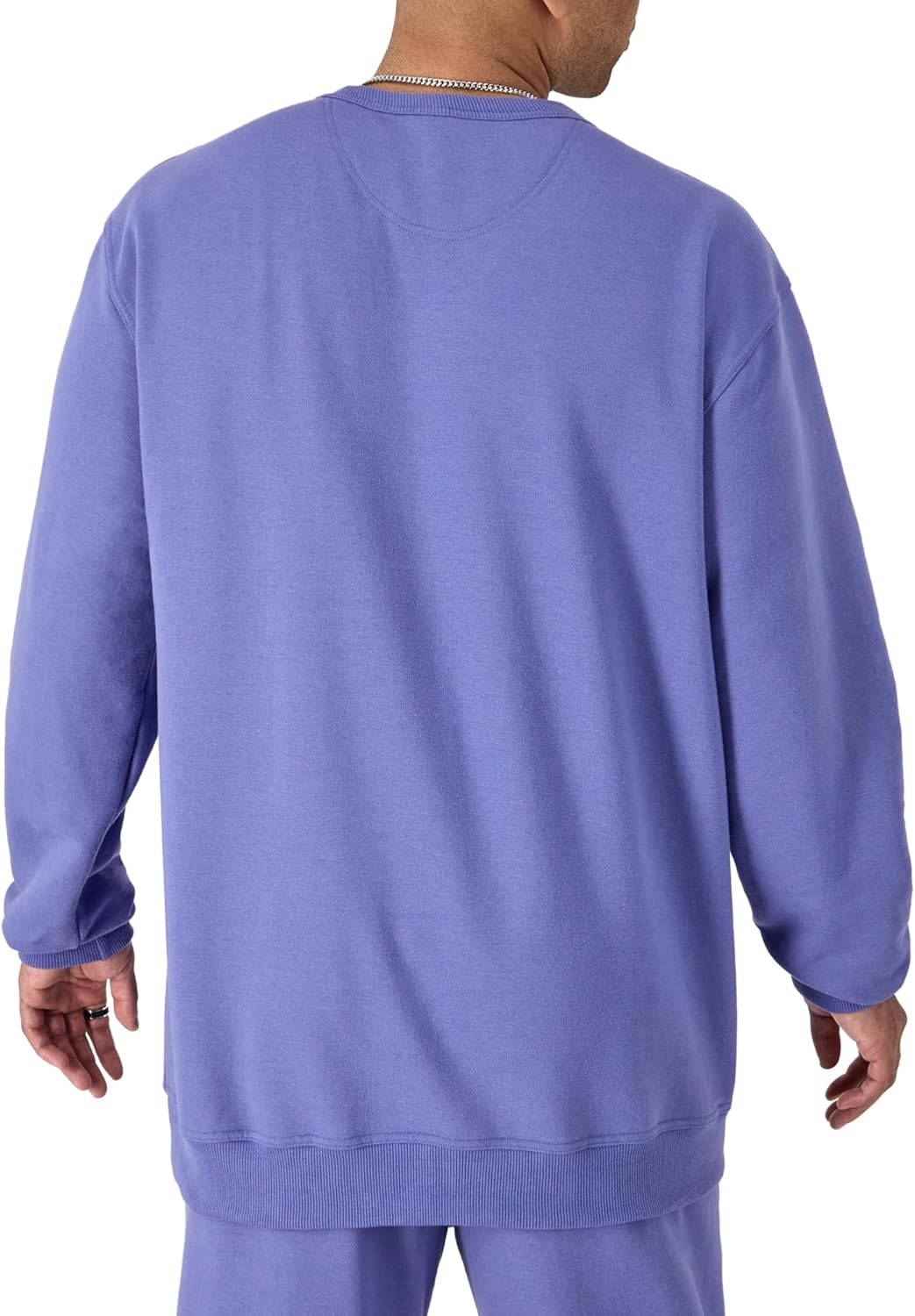 image:imageChampion Mens Mens Crewneck Fleece Sweatshirt Standard Fit Midweight C Logo Available in Regular and Big amp TallStone Crush Blue C Logo