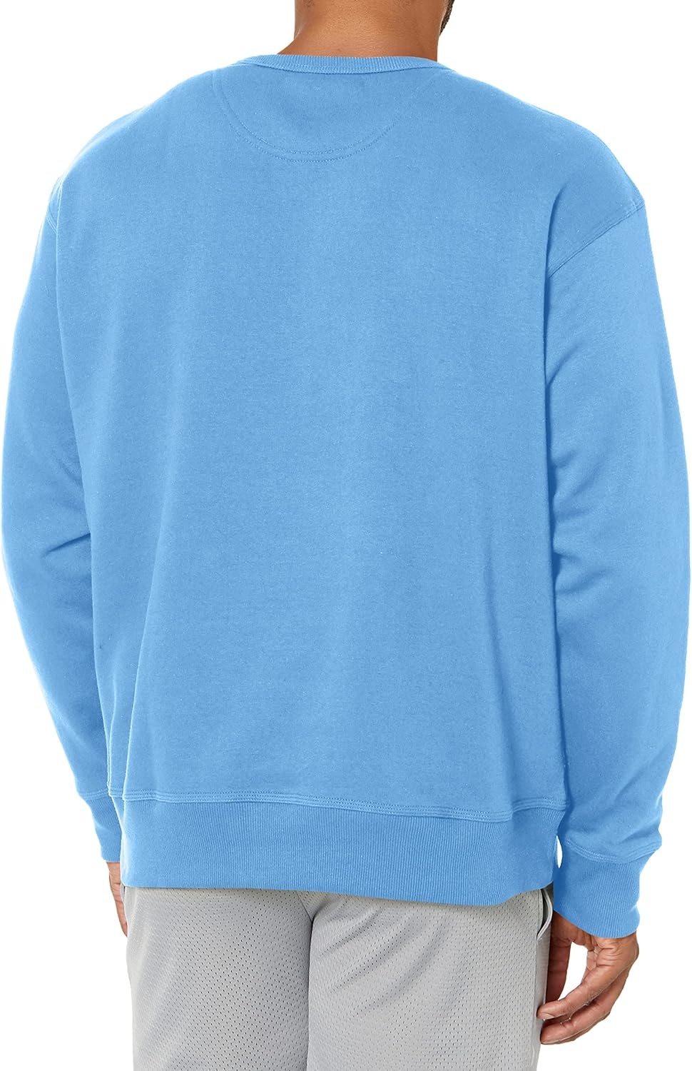 image:imageChampion Mens Mens Crewneck Fleece Sweatshirt Standard Fit Midweight C Logo Available in Regular and Big amp TallSwiss Blue C Logo