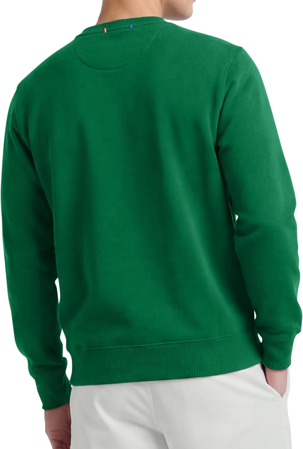 image:imageChampion Mens Mens Crewneck Fleece Sweatshirt Standard Fit Midweight C Logo Available in Regular and Big amp TallVerdant Green C Logo