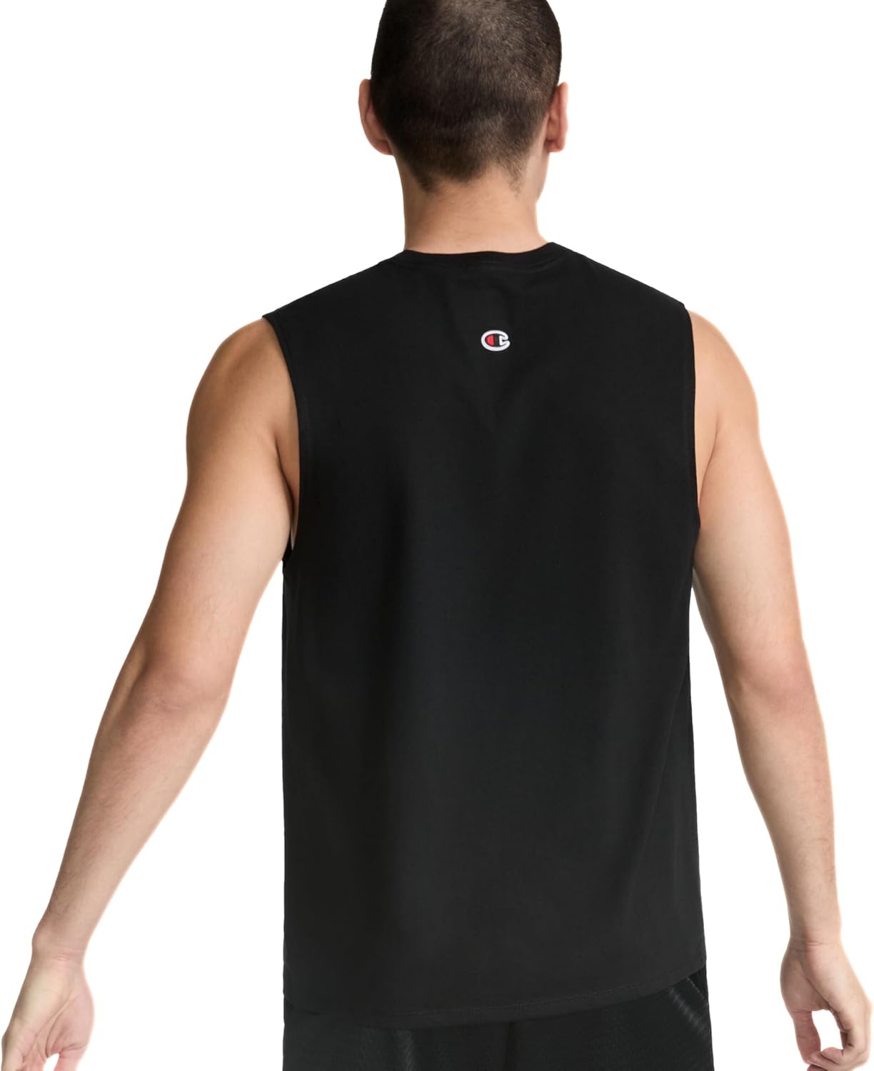 image:imageChampion Mens Muscle Tank Classic Graphic Muscle Tee Sleeveless Tshirt for Men Reg Or Big amp TallBlack C Logo