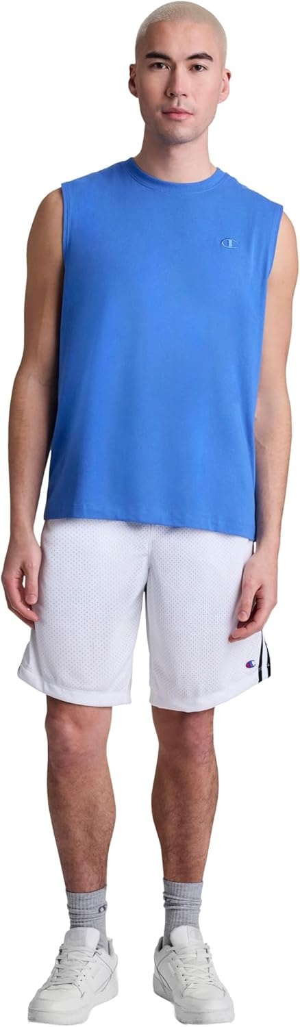 image:imageChampion Mens Muscle Tank Classic Graphic Muscle Tee Sleeveless Tshirt for Men Reg Or Big amp TallNebulas Blue