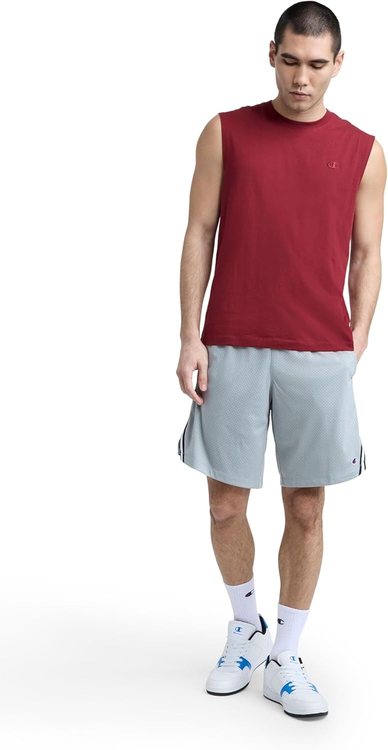 image:imageChampion Mens Muscle Tank Classic Graphic Muscle Tee Sleeveless Tshirt for Men Reg Or Big amp TallPomegranate