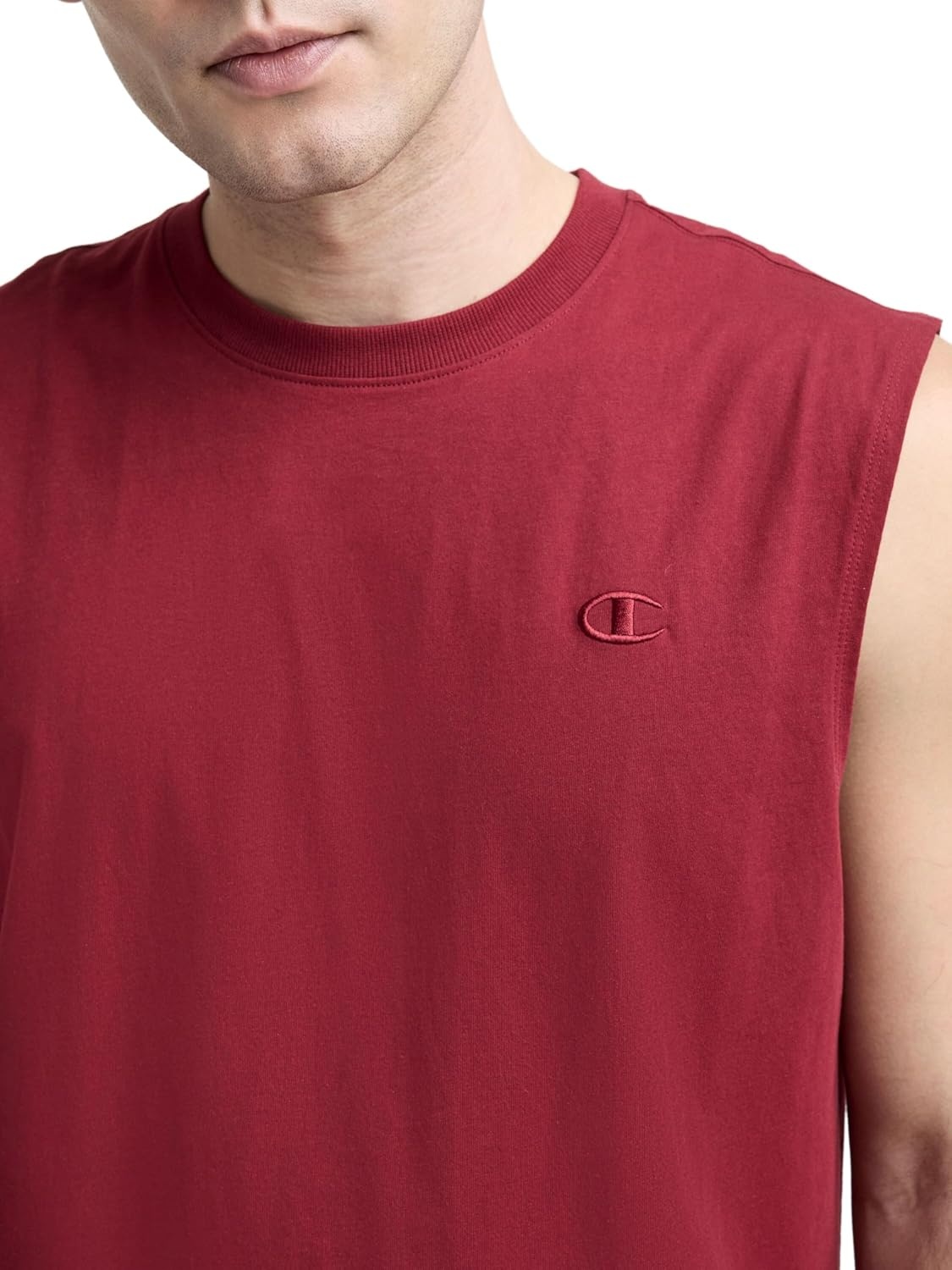 image:imageChampion Mens Muscle Tank Classic Graphic Muscle Tee Sleeveless Tshirt for Men Reg Or Big amp TallPomegranate