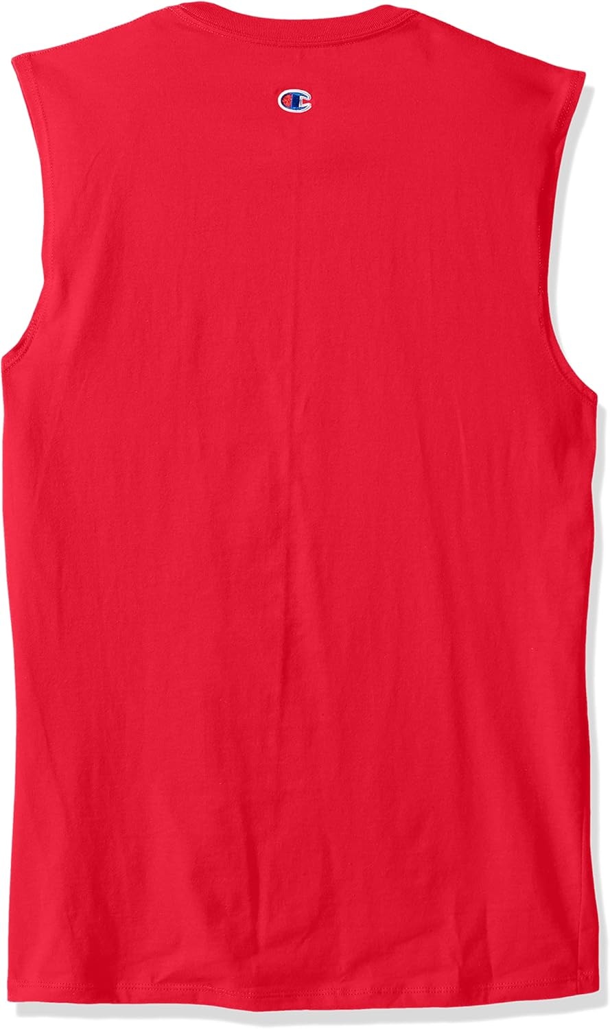 image:imageChampion Mens Muscle Tank Classic Graphic Muscle Tee Sleeveless Tshirt for Men Reg Or Big amp TallScarlet
