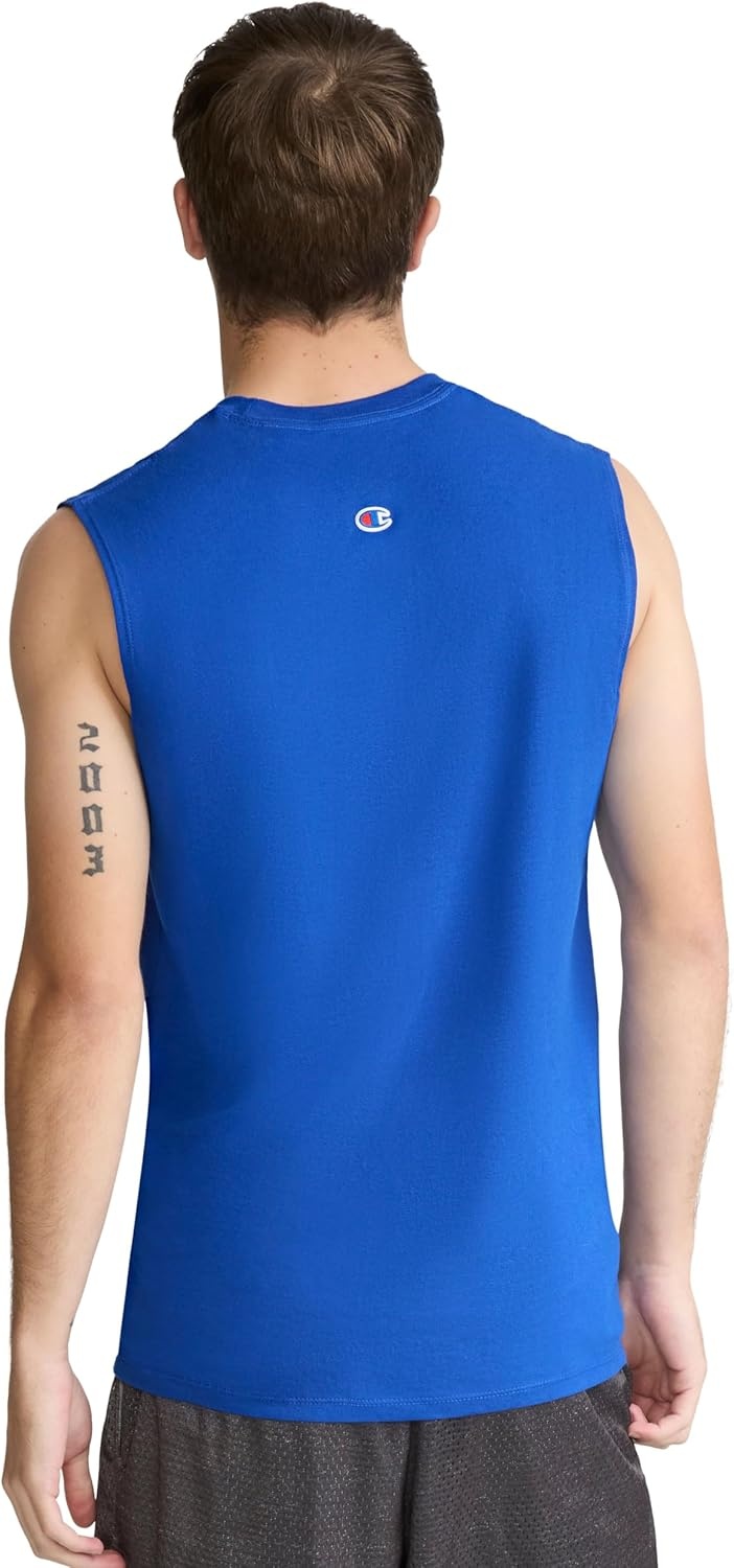 image:imageChampion Mens Muscle Tank Classic Graphic Muscle Tee Sleeveless Tshirt for Men Reg Or Big amp TallSurf the Web C Logo