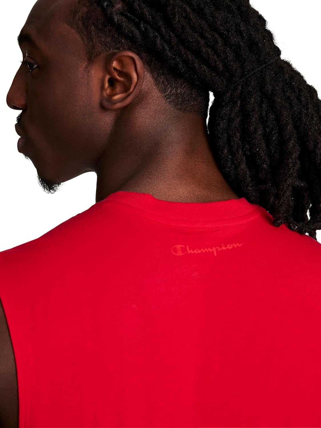 image:imageChampion Mens Muscle Tank Classic Graphic Muscle Tee Sleeveless Tshirt for Men Reg Or Big amp TallTango Red