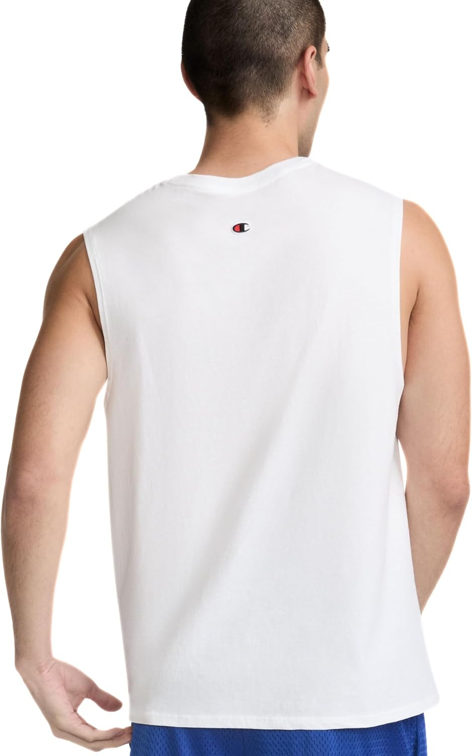 image:imageChampion Mens Muscle Tank Classic Graphic Muscle Tee Sleeveless Tshirt for Men Reg Or Big amp TallWhite C Logo