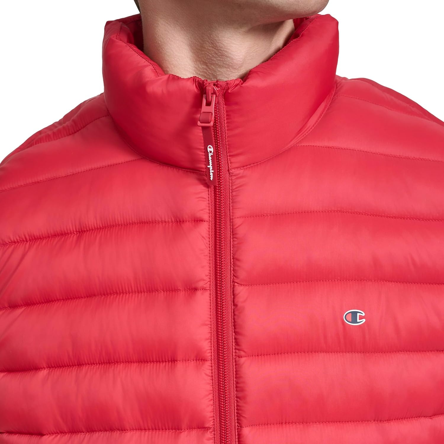 image:imageChampion Mens Packable Puffer Vest With Stand CollarChili Pepper