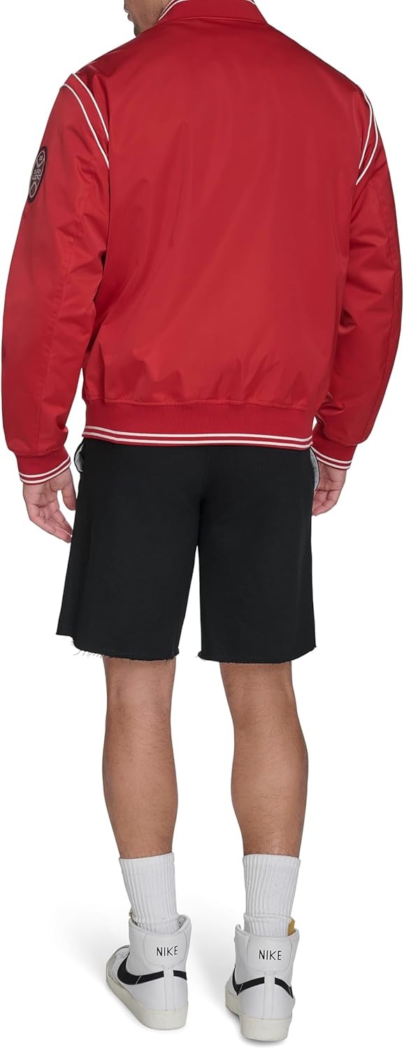 image:imageChampion Mens Patch Varsity Bomber JacketChili Pepper