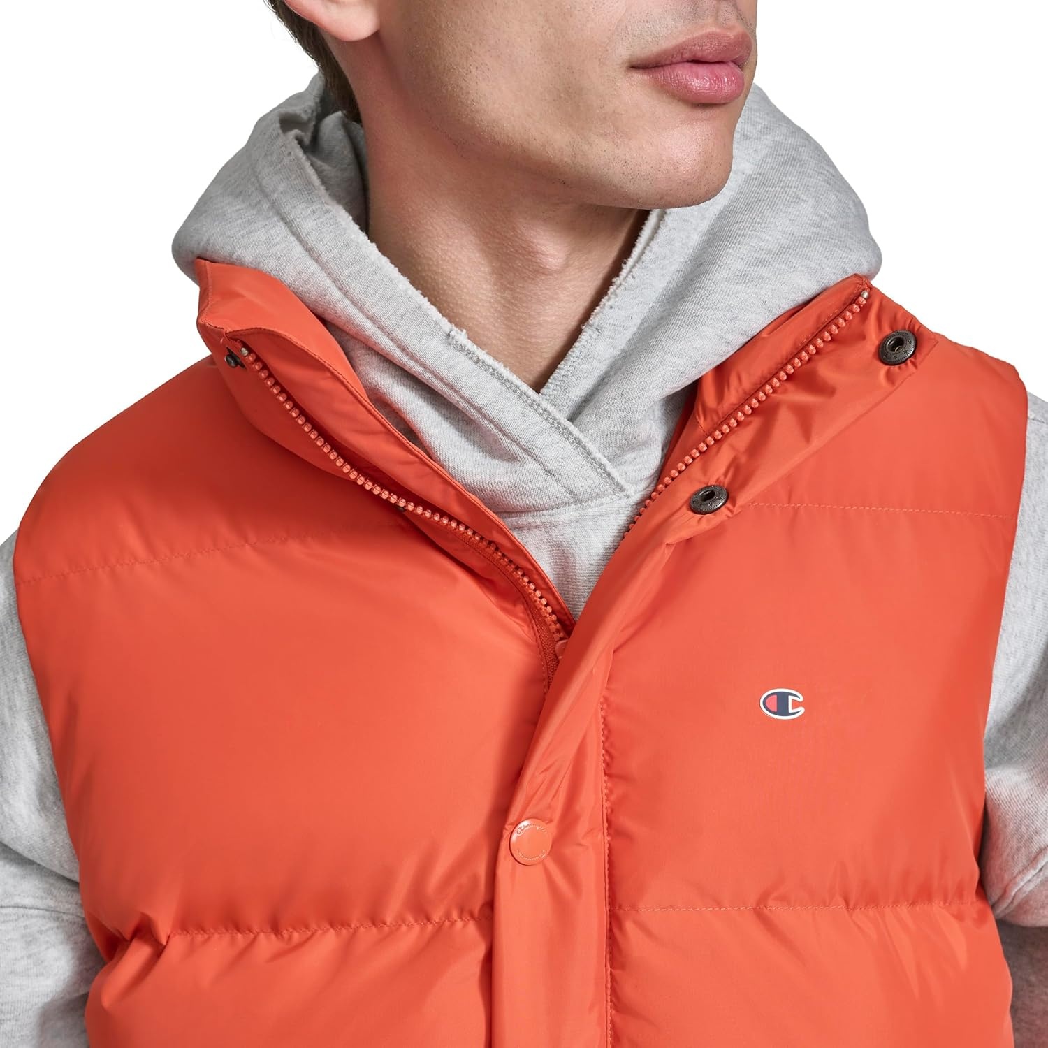 image:imageChampion Mens Puffer Vest With LogoOrange