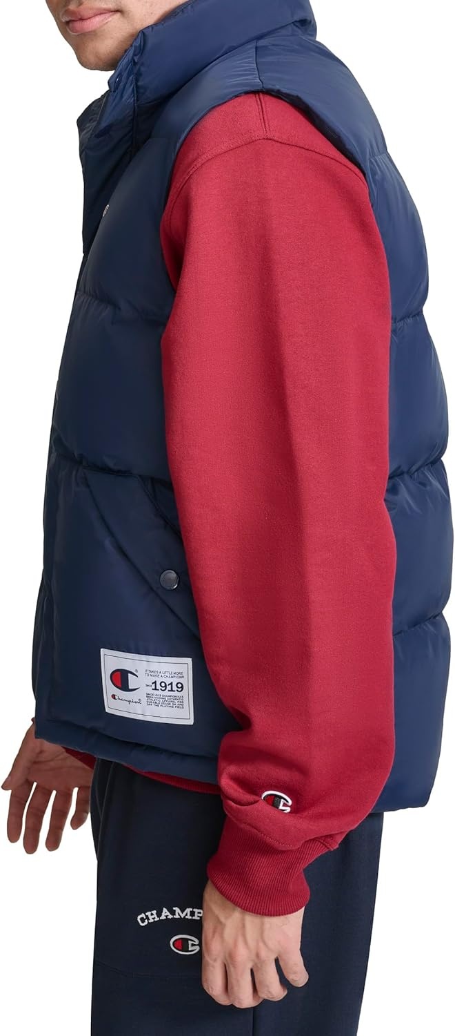 image:imageChampion Mens Puffer Vest With LogoPeacoat