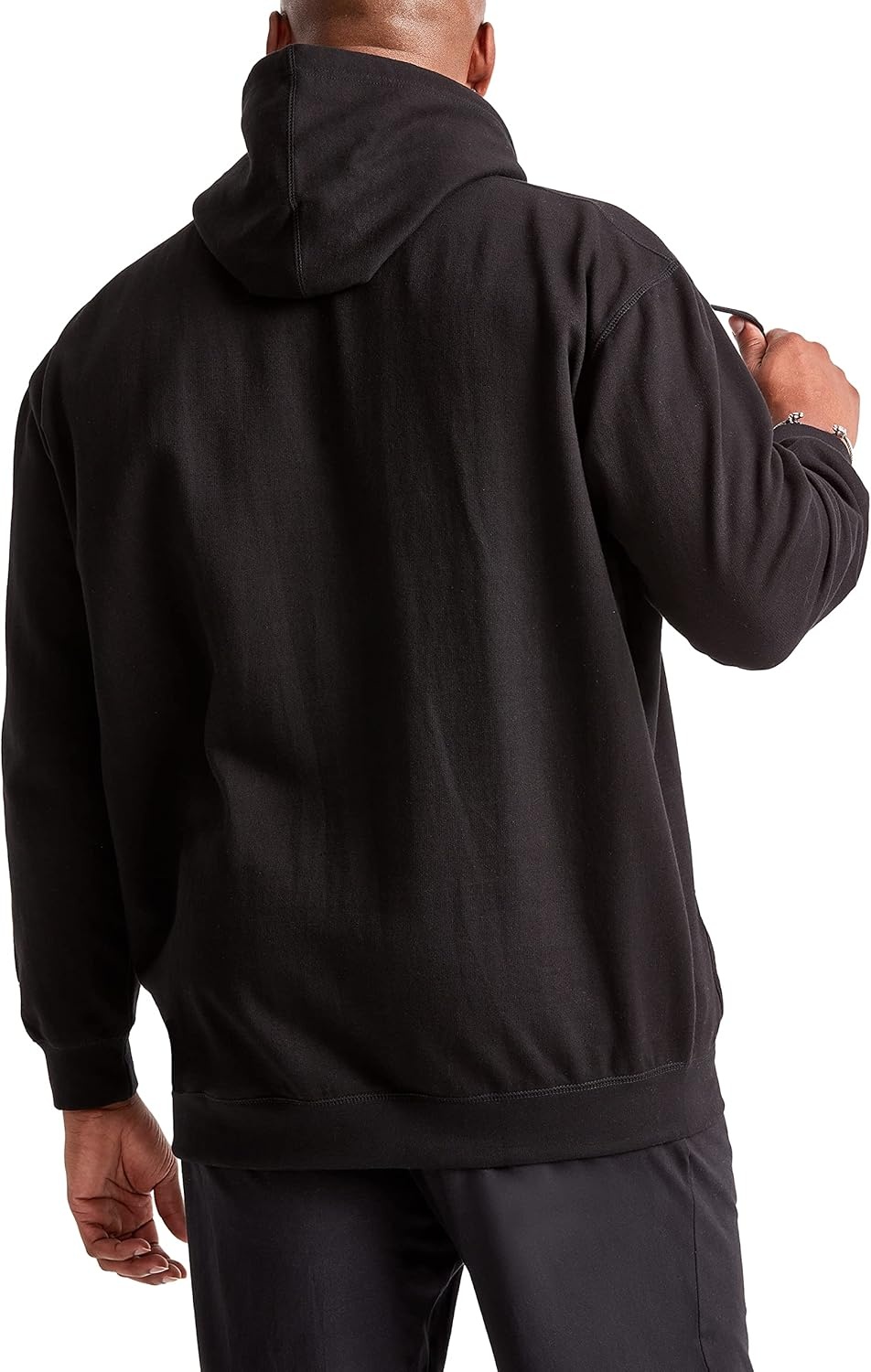 image:imageChampion Mens Pullover Graphic Fleece Hoodie Standard Fit Midweight Fleece Classic Script LogoBlack
