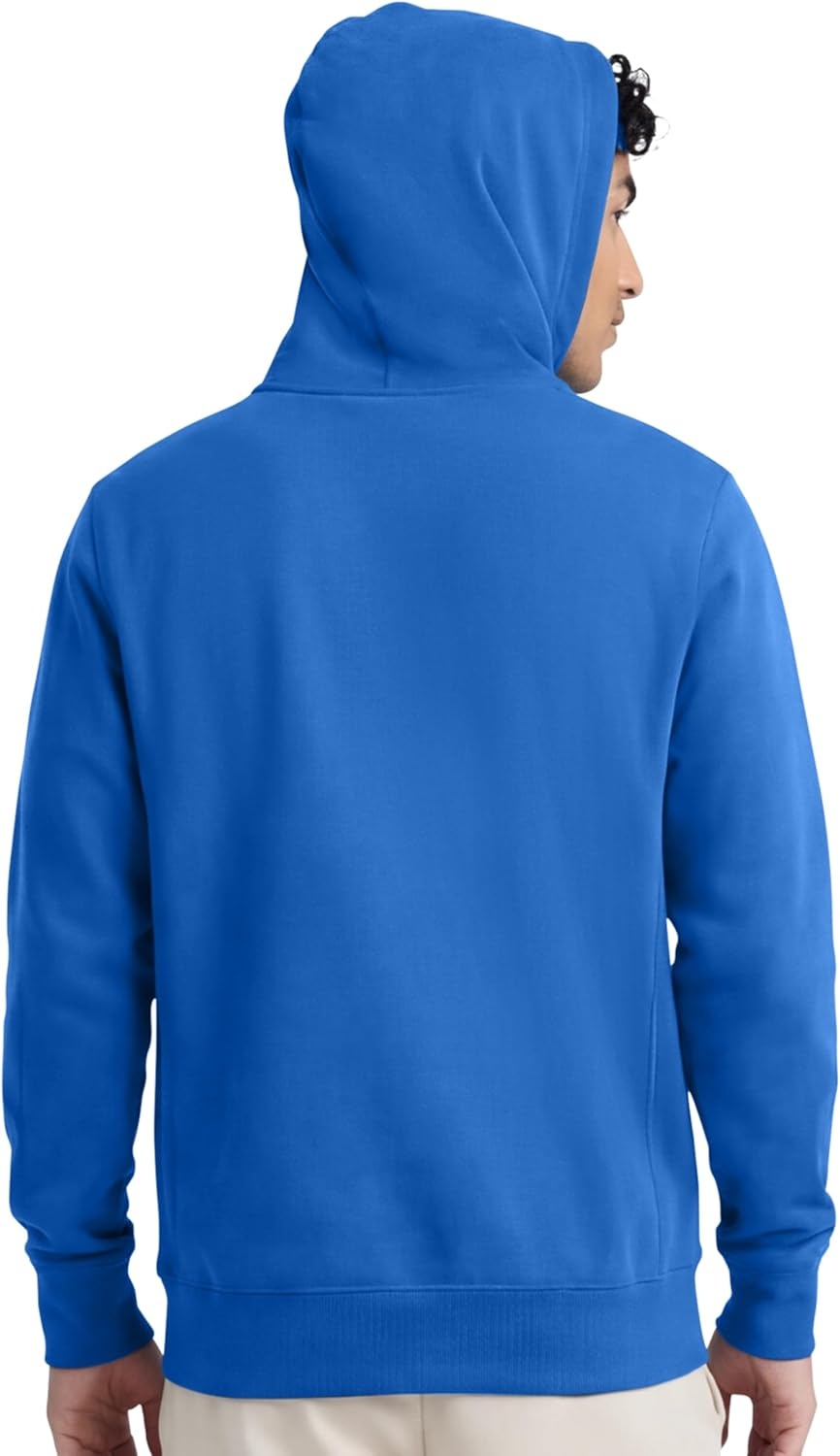 image:imageChampion Mens Pullover Graphic Fleece Hoodie Standard Fit Midweight Fleece Classic Script LogoNebulas Blue
