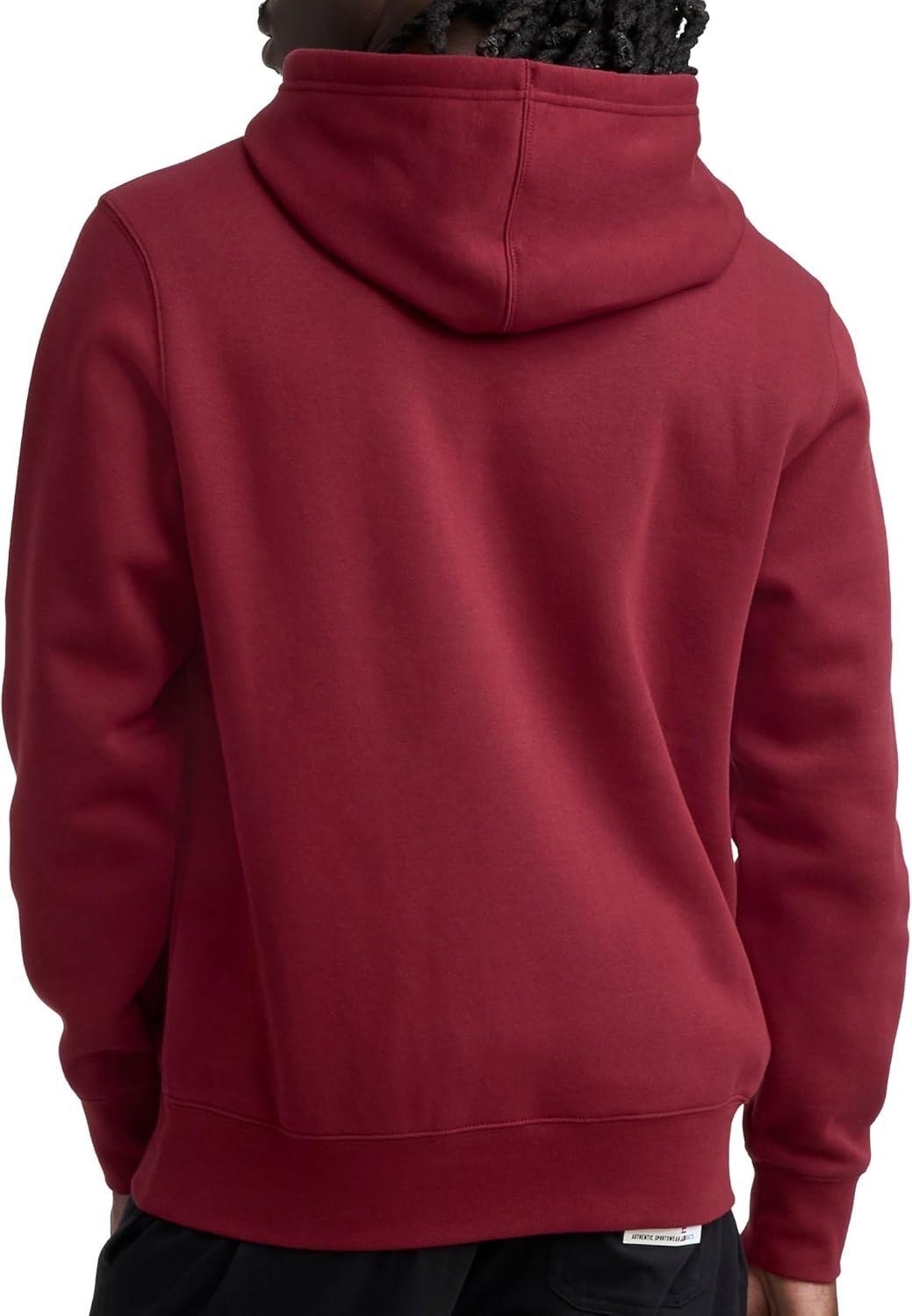 image:imageChampion Mens Pullover Graphic Fleece Hoodie Standard Fit Midweight Fleece Classic Script LogoPomegranate