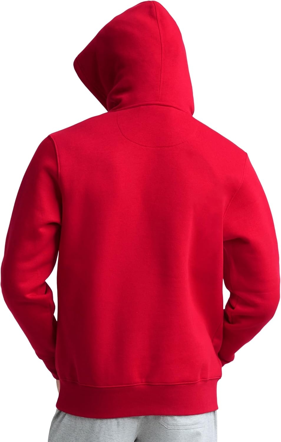 image:imageChampion Mens Pullover Graphic Fleece Hoodie Standard Fit Midweight Fleece Classic Script LogoTango Red