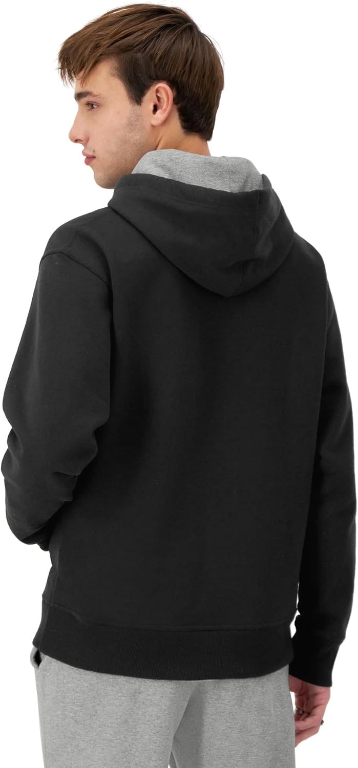 image:imageChampion Mens Pullover Graphic Fleece Hoodie Standard Fit Midweight Fleece Tonal Script LogoBlack