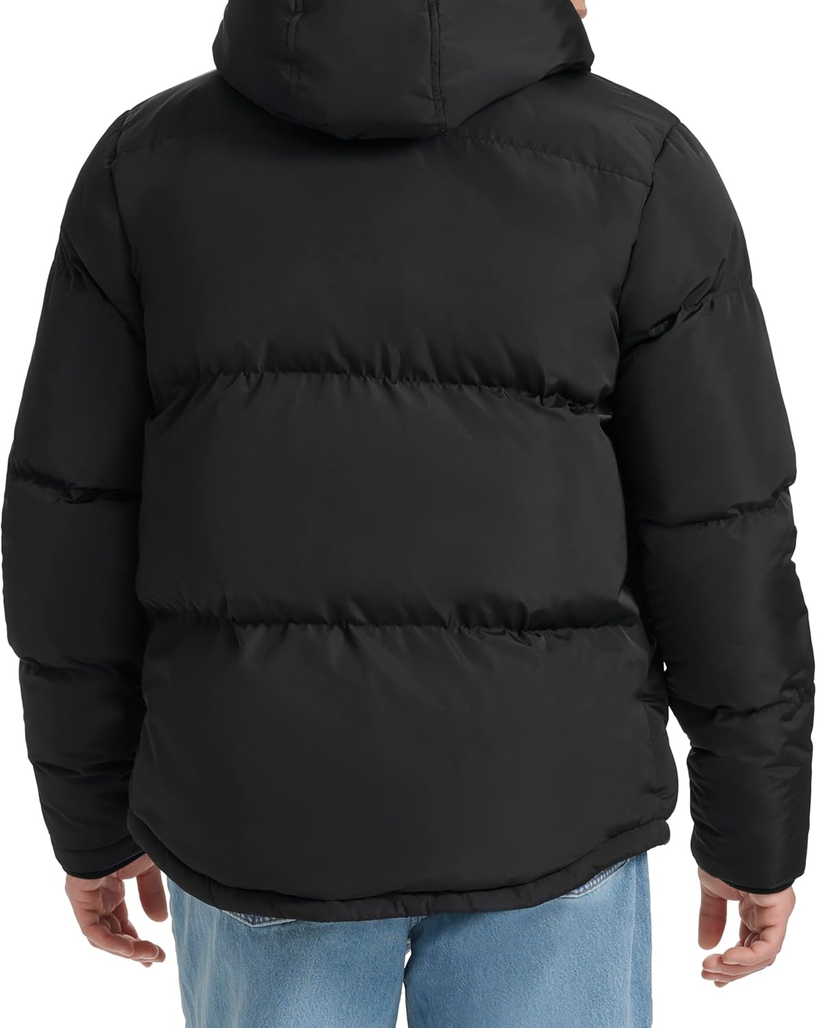 image:imageChampion Mens Quilted Fullzip Hooded Puffer JacketBlack