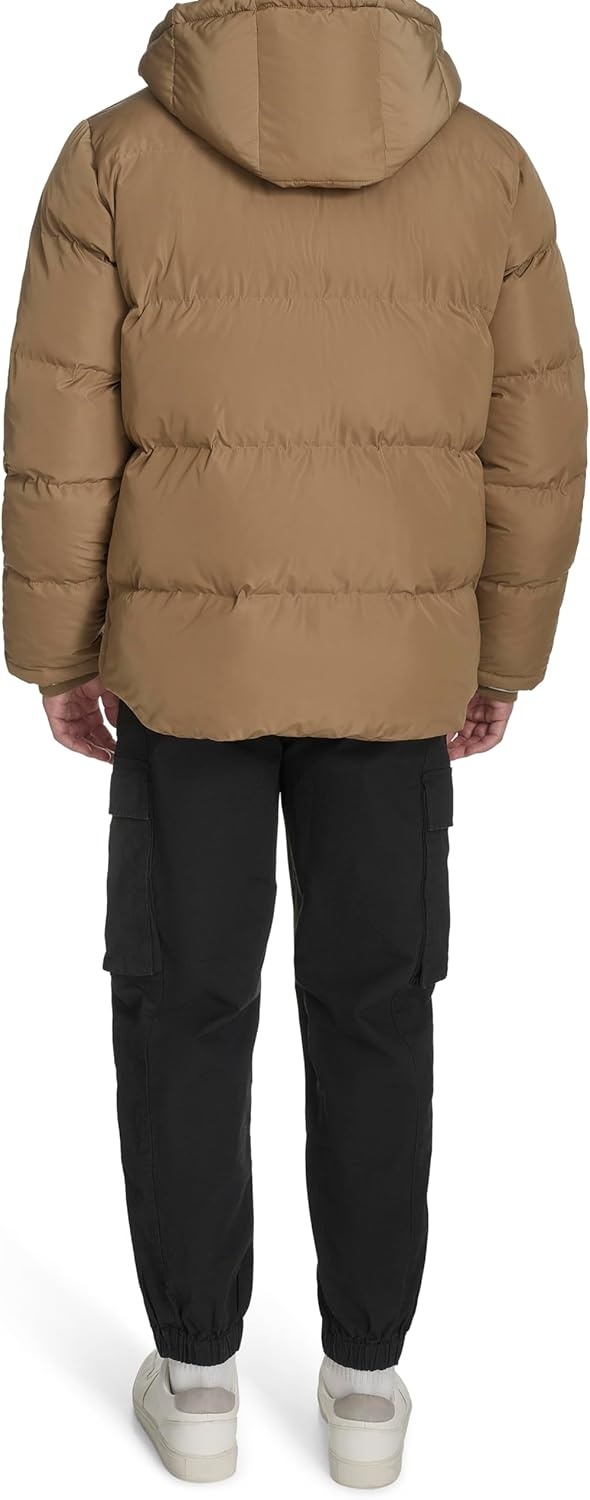image:imageChampion Mens Quilted Fullzip Hooded Puffer JacketOtter Patch Pocket