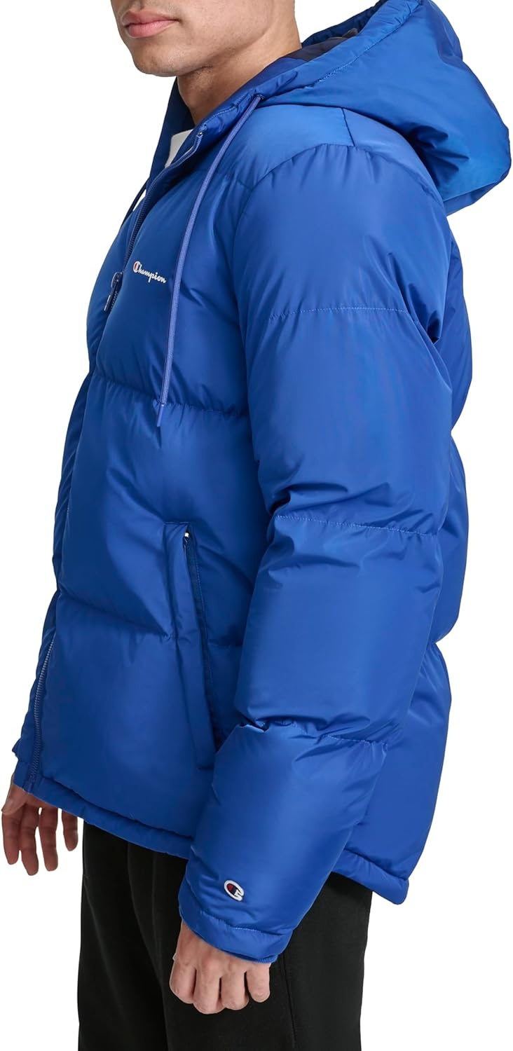 image:imageChampion Mens Quilted Fullzip Hooded Puffer JacketSurf the Web