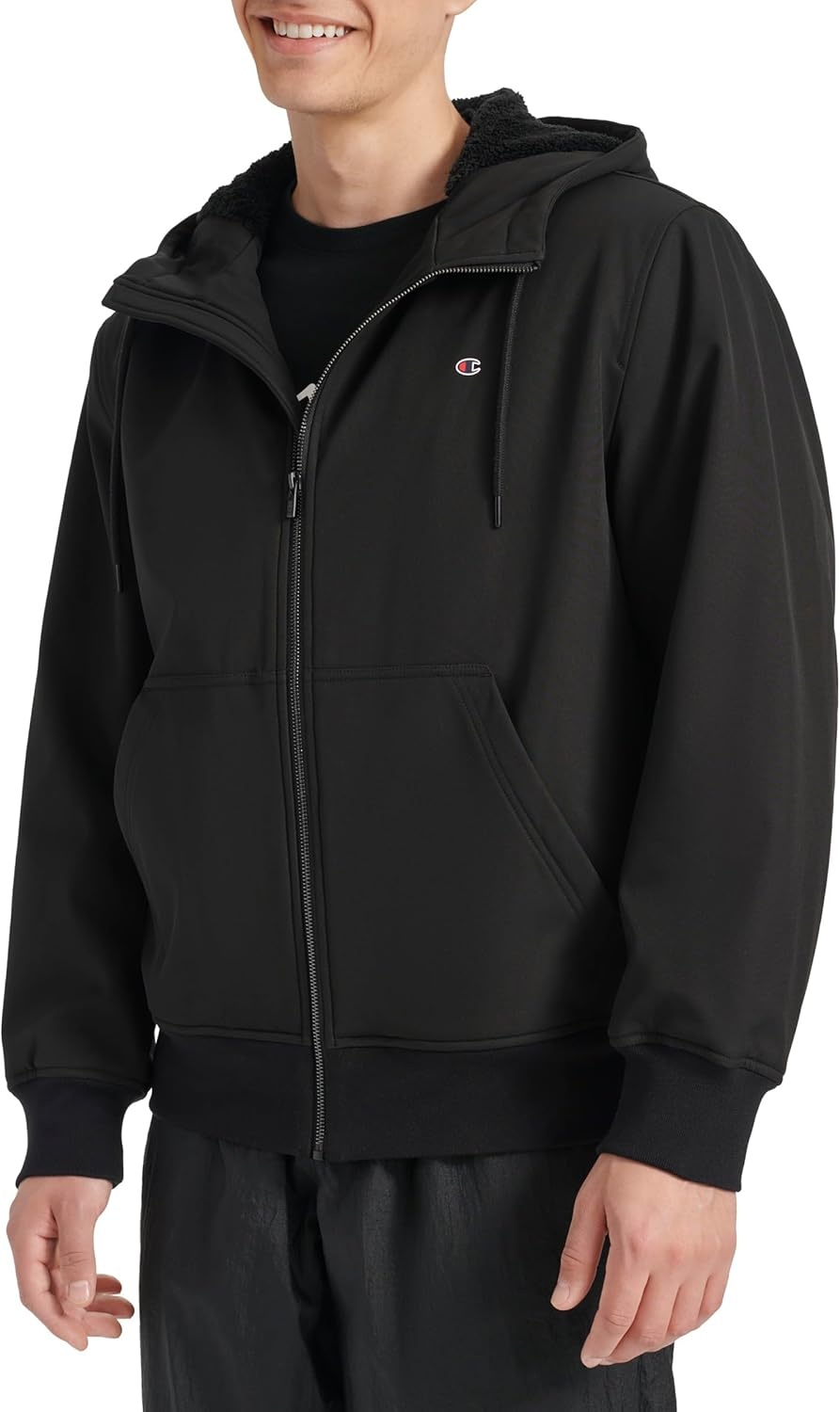 image:imageChampion Mens Sherpa Lined HoodieBlack