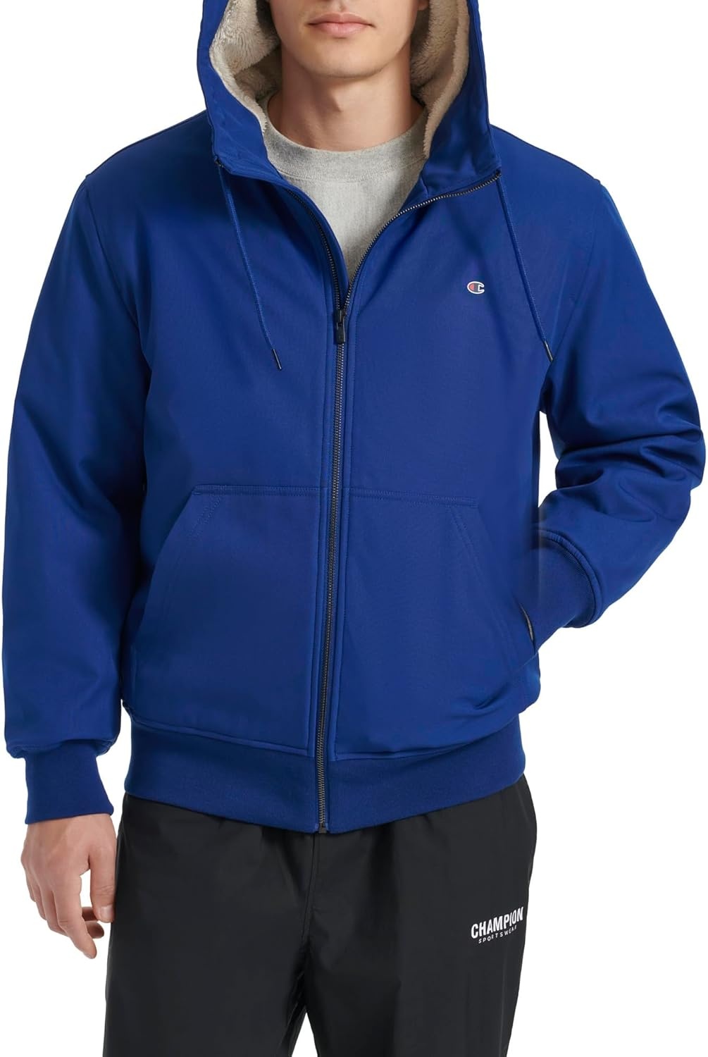image:imageChampion Mens Sherpa Lined HoodieBlue