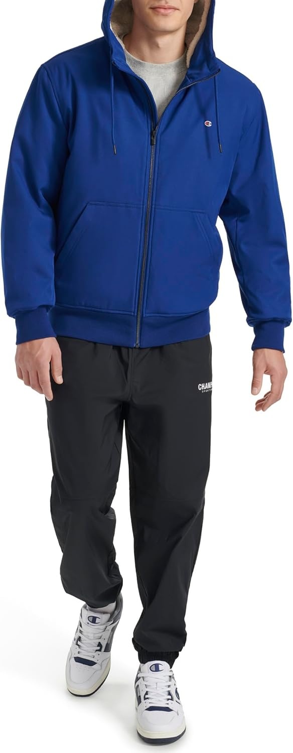 image:imageChampion Mens Sherpa Lined HoodieBlue