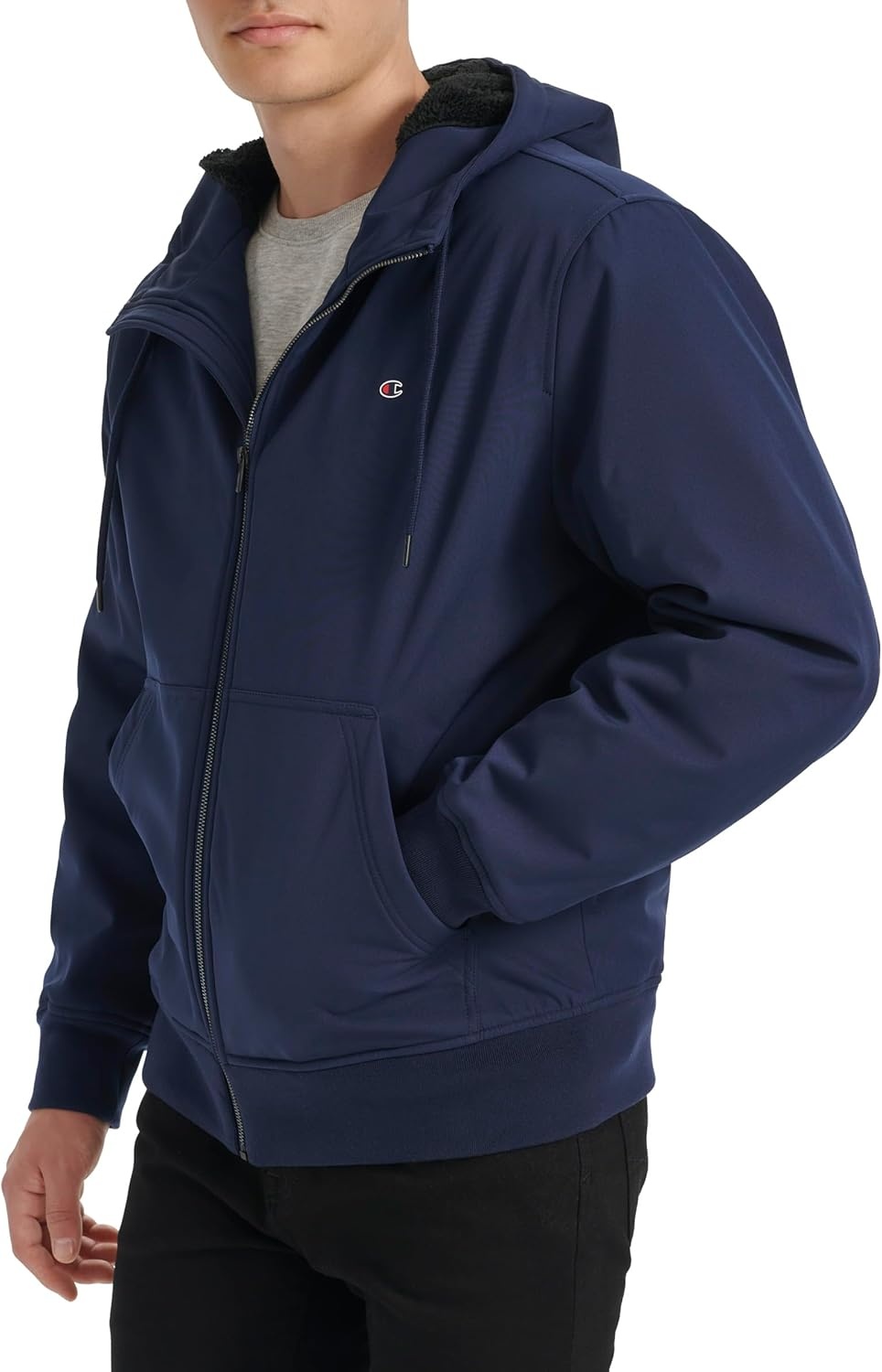 image:imageChampion Mens Sherpa Lined HoodiePeacoat