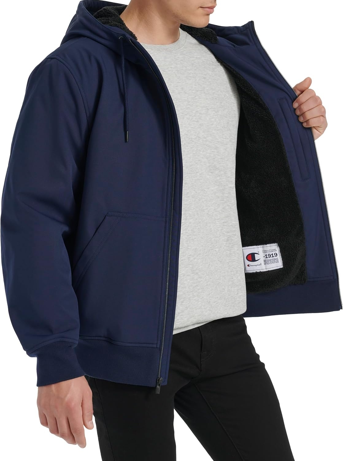 image:imageChampion Mens Sherpa Lined HoodiePeacoat