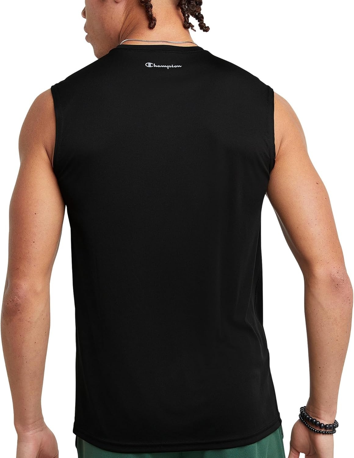 image:imageChampion Mens Sleeveless Tshirt Sport Tank Muscle Tshirt for Men Reg Or Big amp TallBlack
