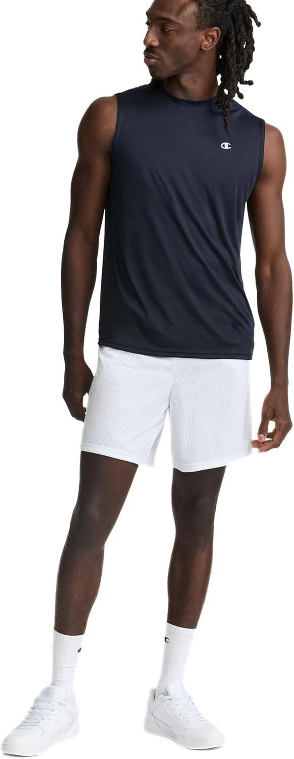 image:imageChampion Mens Sleeveless Tshirt Sport Tank Muscle Tshirt for Men Reg Or Big amp TallNavy