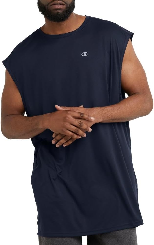 image:imageChampion Mens Sleeveless Tshirt Sport Tank Muscle Tshirt for Men Reg Or Big amp TallNavy