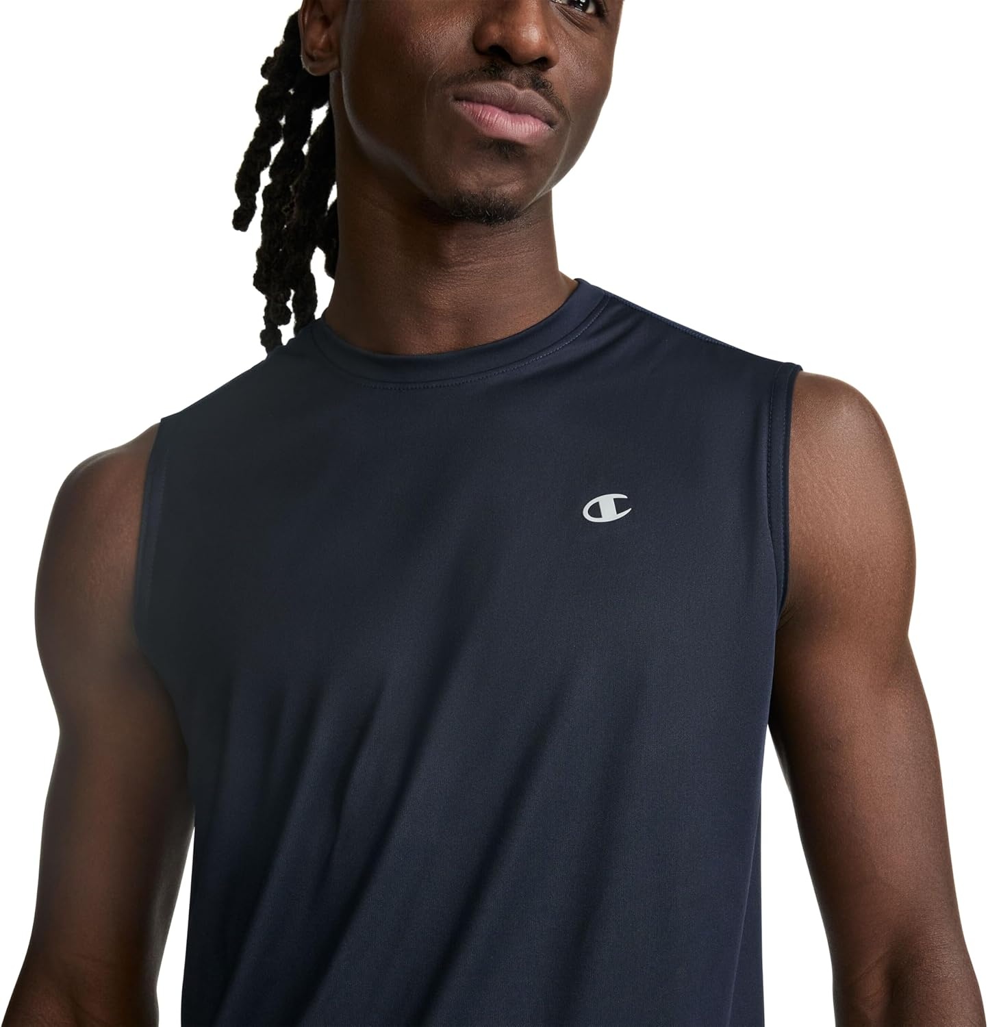 image:imageChampion Mens Sleeveless Tshirt Sport Tank Muscle Tshirt for Men Reg Or Big amp TallNavy