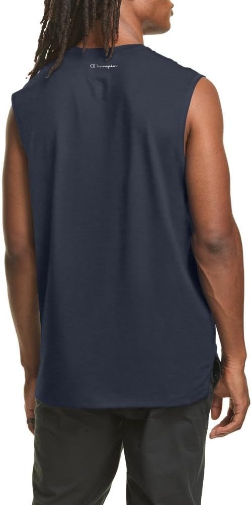 image:imageChampion Mens Sleeveless Tshirt Sport Tank Muscle Tshirt for Men Reg Or Big amp TallNavy