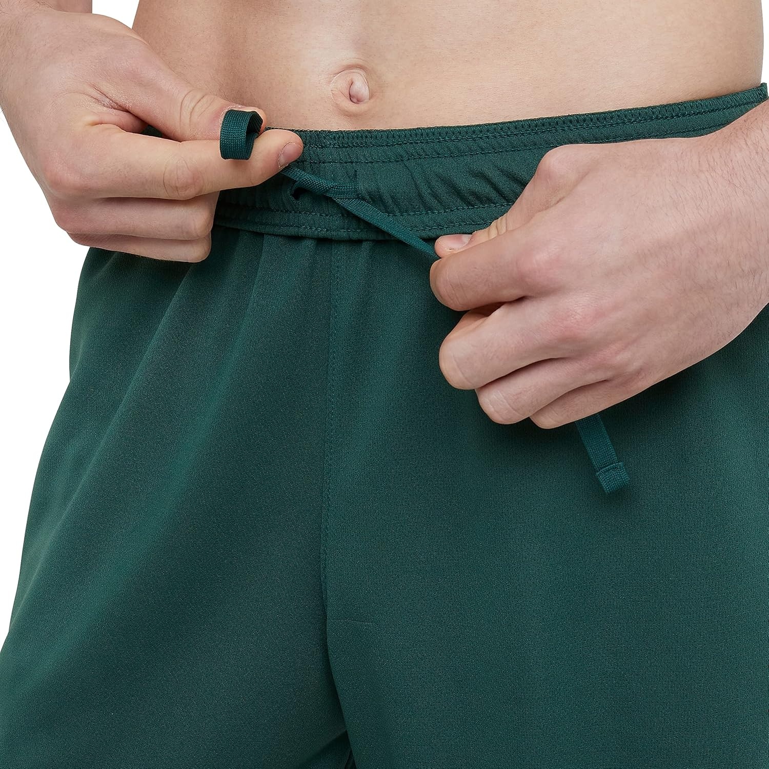 image:imageChampion Mens Sport Shorts Standard Fit 10 Inch Inseam Lightweight Fabric MoistureWickingDark Green