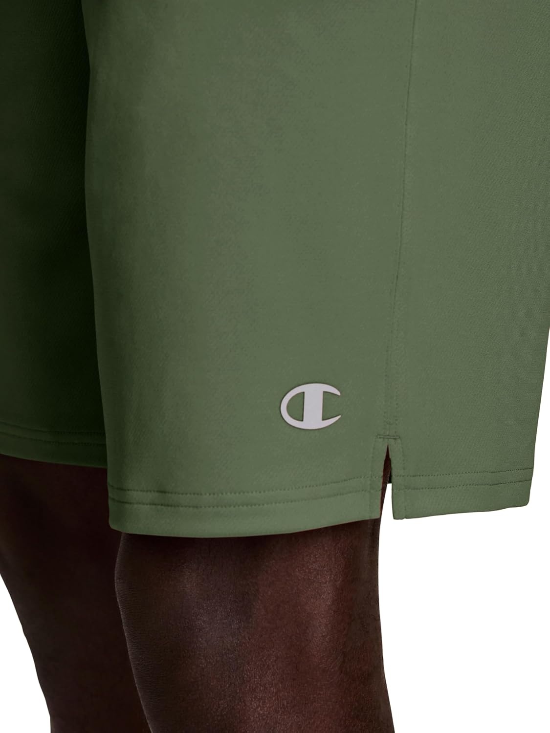 image:imageChampion Mens Sport Shorts Standard Fit 10 Inch Inseam Lightweight Fabric MoistureWickingGround Green