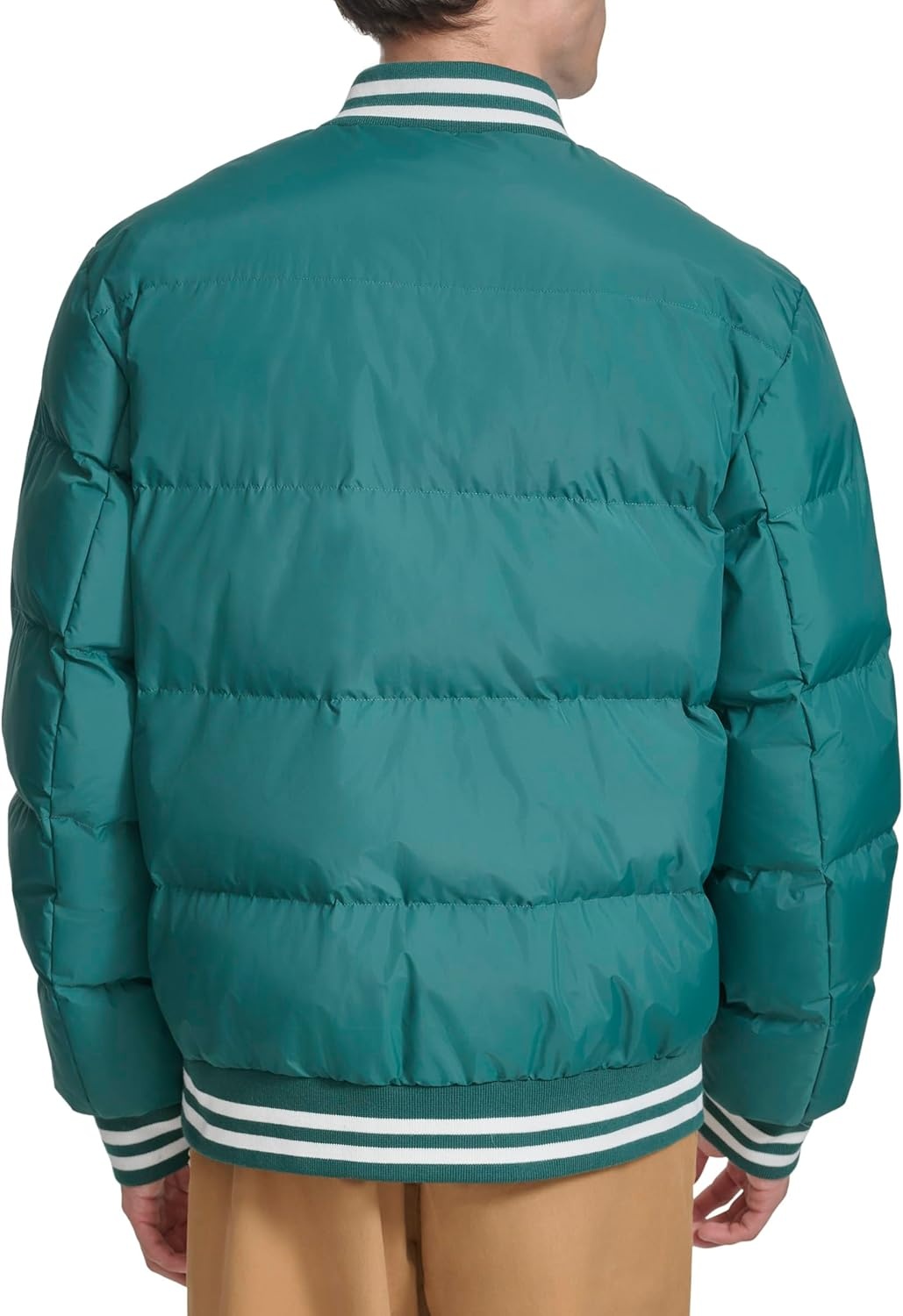 image:imageChampion Mens Varsity Bomber Puffer JacketRainforest
