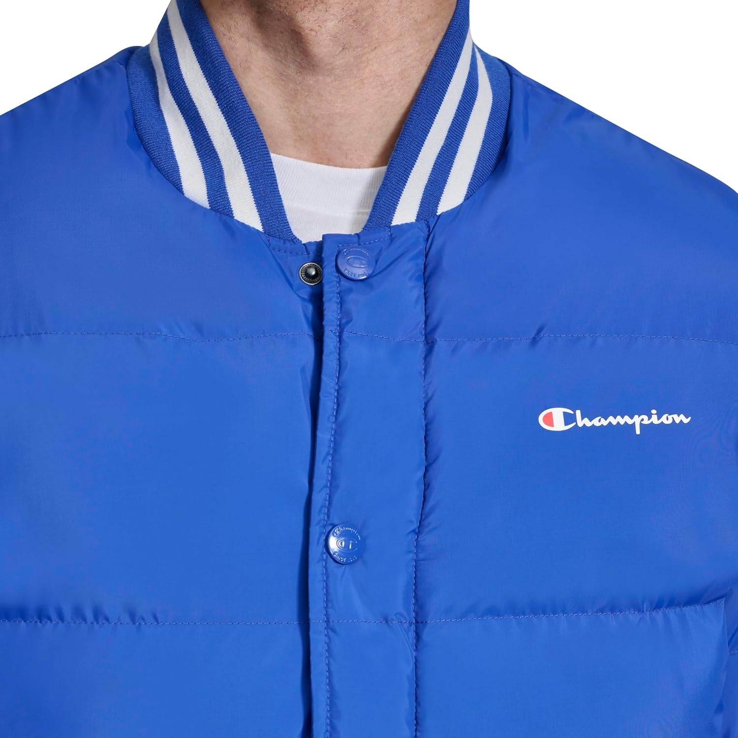 image:imageChampion Mens Varsity Bomber Puffer JacketSurf the Web