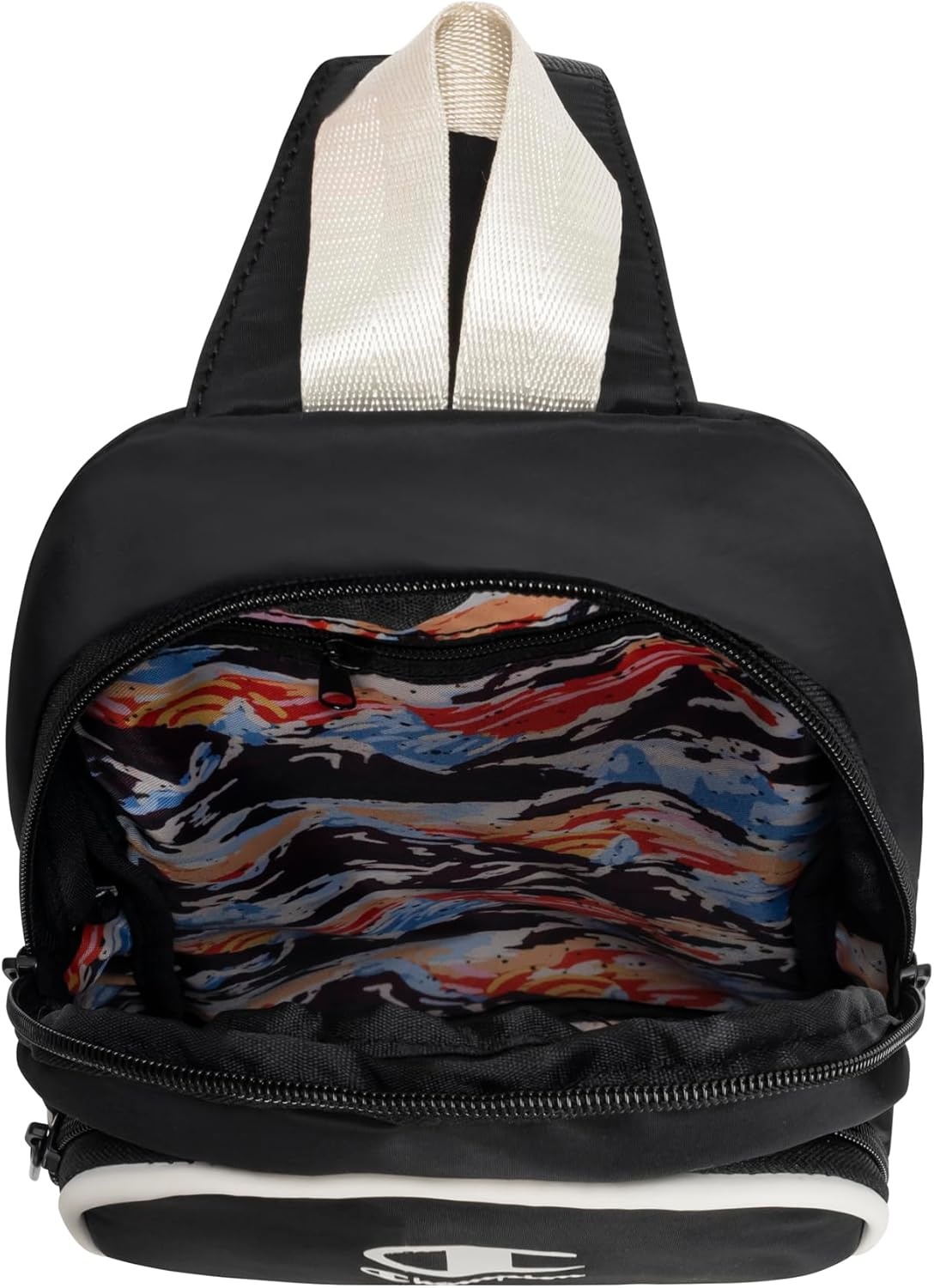 image:imageChampion Oracle Convertible Sling Bag with Adjustable Strap for Travel Commute Daily Use Medium Ruby One SizeBlack
