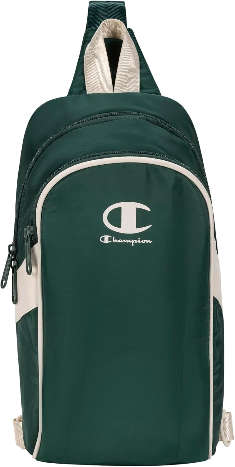 image:imageChampion Oracle Convertible Sling Bag with Adjustable Strap for Travel Commute Daily Use Medium Ruby One SizeForest Peak Green
