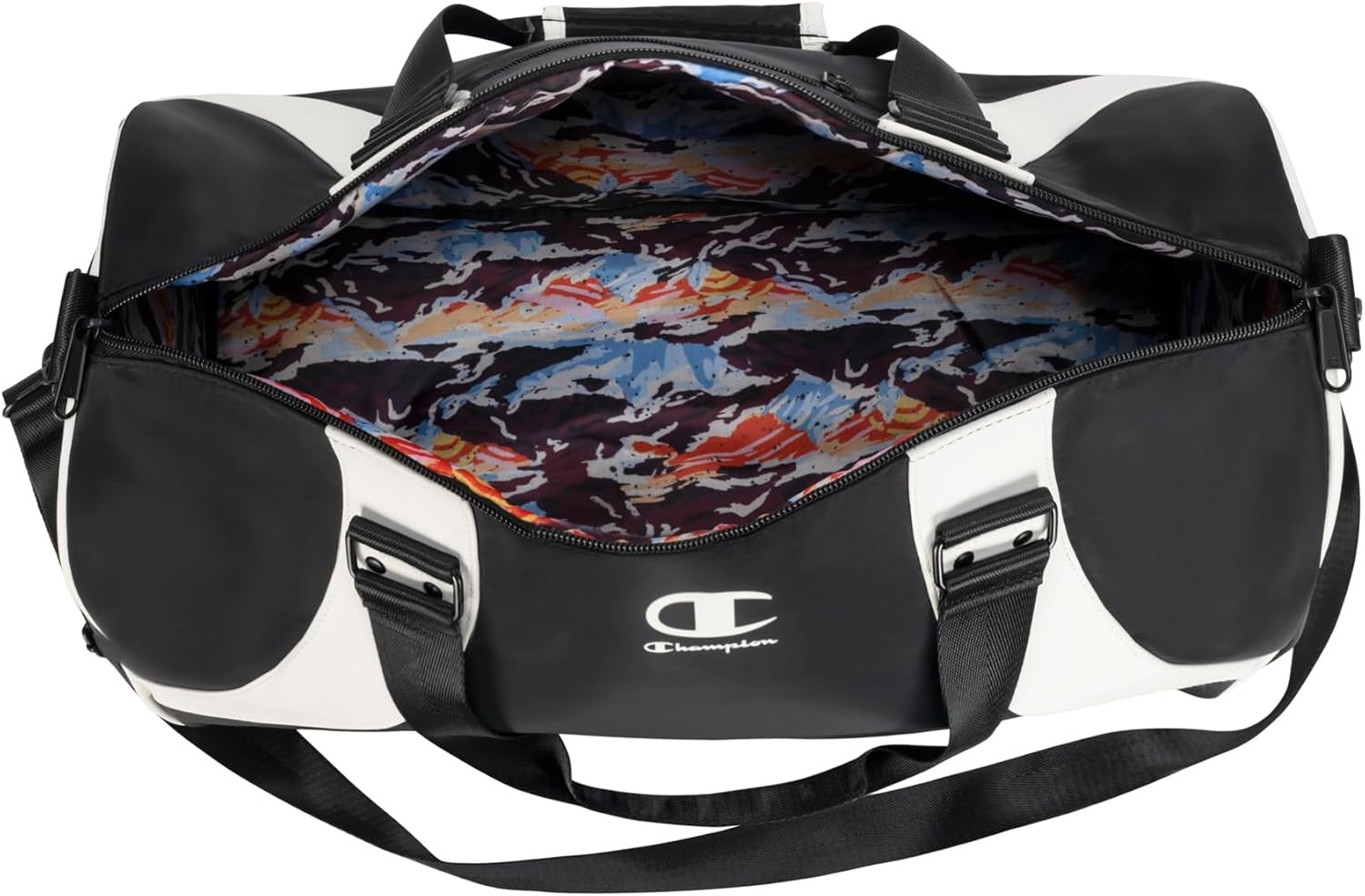 image:imageChampion Oracle Duffel Bag With Removable Adjustable Strap Carry Handle for Gym Travel WeekenderBlack
