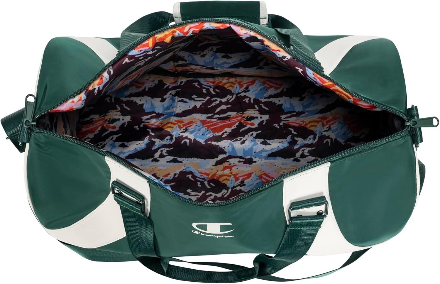image:imageChampion Oracle Duffel Bag With Removable Adjustable Strap Carry Handle for Gym Travel WeekenderForest Peak Green
