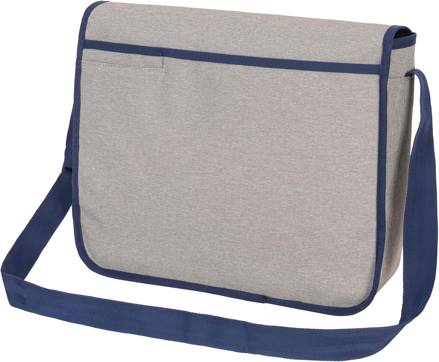 image:imageChampion Phase Messenger Bag With Padded Laptop Sleeve Adjustable Strap for Work Travel OfficeLight Heather GreyBlue Depths