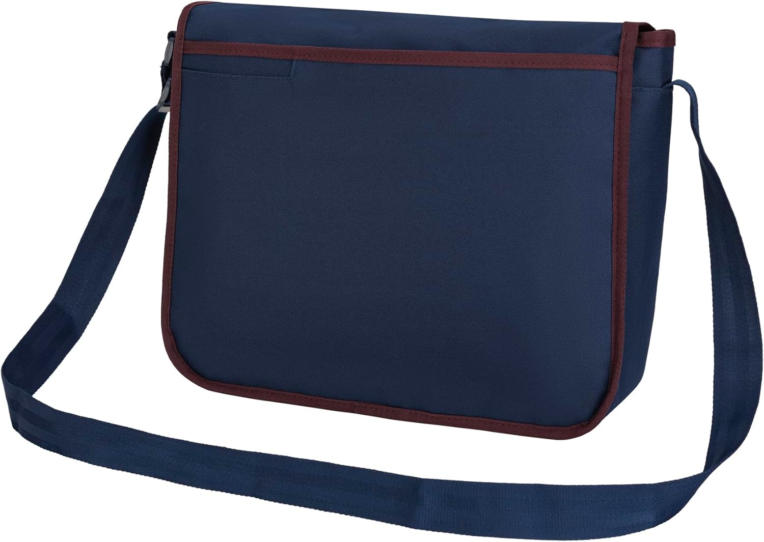 image:imageChampion Phase Messenger Bag With Padded Laptop Sleeve Adjustable Strap for Work Travel OfficeSail Away NavyMedium Ruby