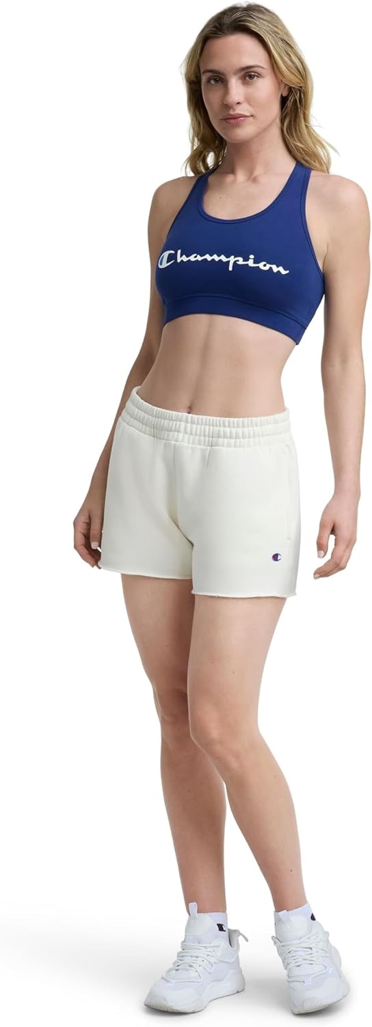 image:imageChampion Womens Champion Script Sports Bra Flexible FitBlue Depths Script Logo